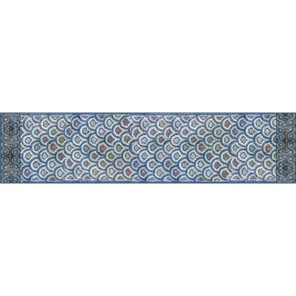 Rhodes Mosaic Silk Scarf