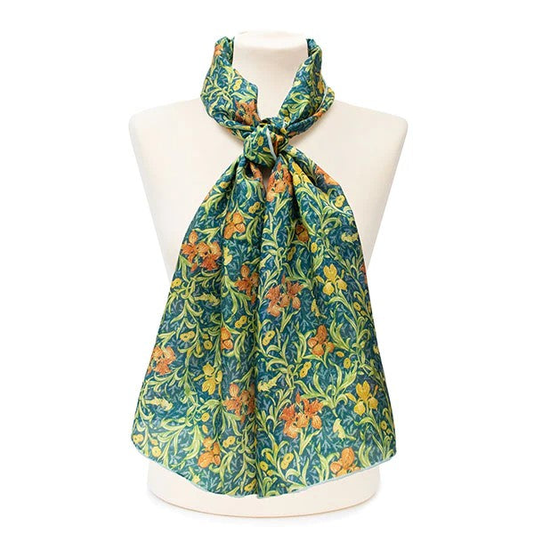 Morris Iris Silk Scarf