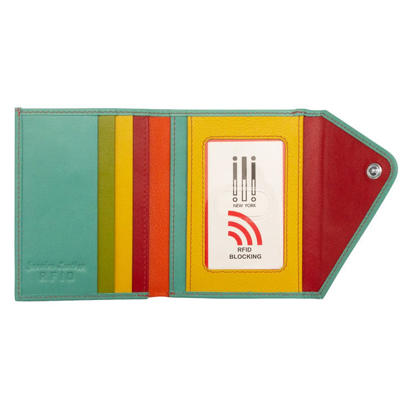 Asymmetric Bi-Fold Wallet, various color options