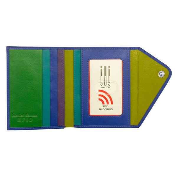 Asymmetric Bi-Fold Wallet, various color options