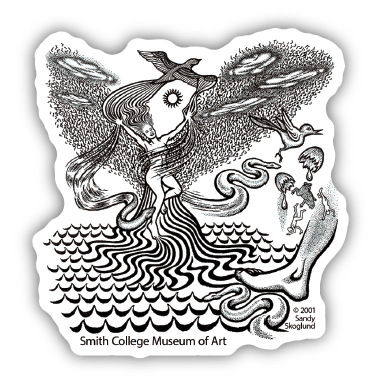 Stickers of Sandy Skoglund Art, multiple options