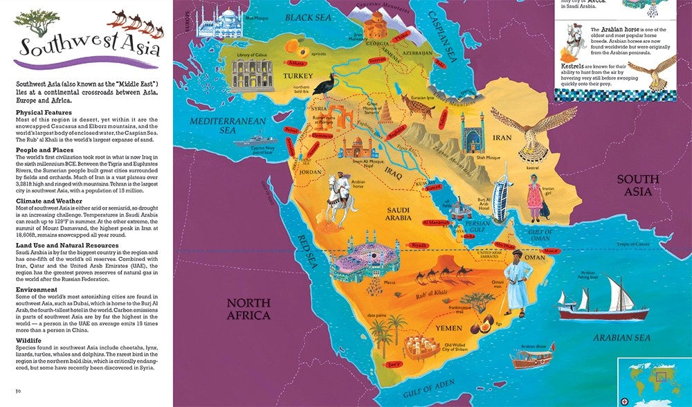 World Atlas, learning book – SCMA Shop