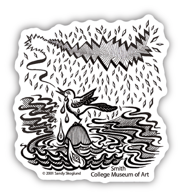 Stickers of Sandy Skoglund Art, multiple options