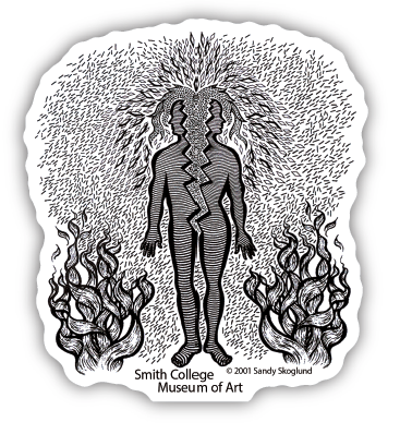 Stickers of Sandy Skoglund Art, multiple options