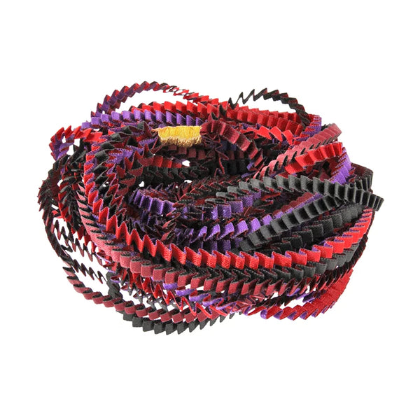Pleated Necklace in Multicolor Hues, multiple color options