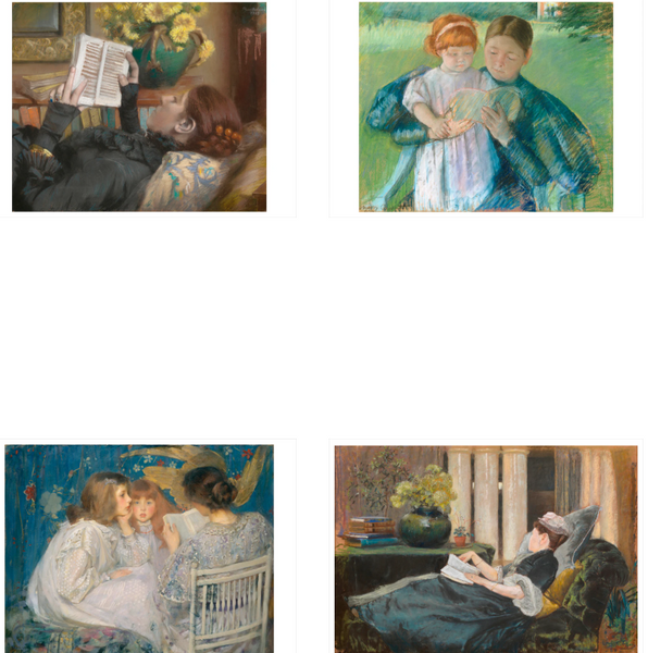 Reading Woman Boxed Notecard Set