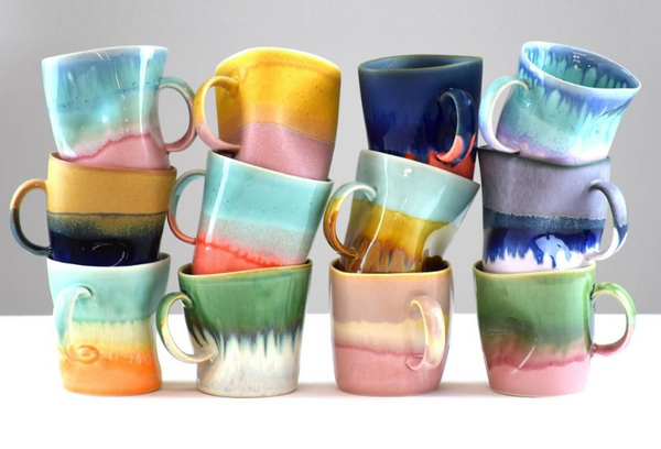 Distorted Mug, various color options