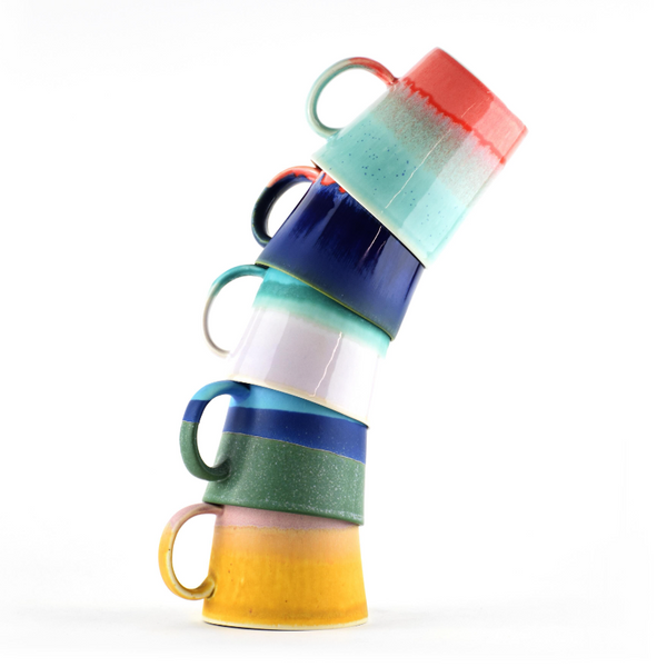 Multi-Glaze Mug, various color options