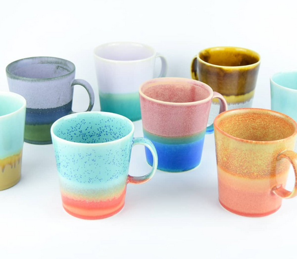 Multi-Glaze Mug, various color options