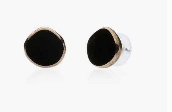 Small Organic Circle Earrings - multiple color options