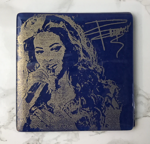 Beyonce Glass Tile & Coaster