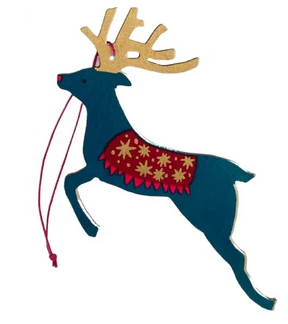Reindeer Ornament, multiple options