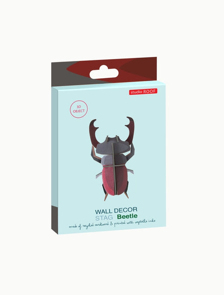 Stag Beetle Wall Art