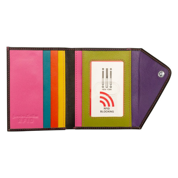 Asymmetric Bi-Fold Wallet, various color options