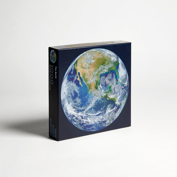Earth puzzle round circle Earth Day 1000 piece SCMA smith college museum of art