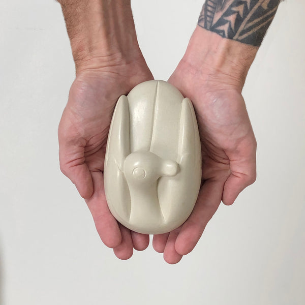 Carved Stone Dove from Haiti