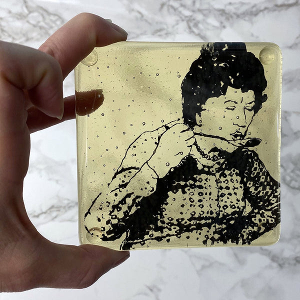 Julia Child Glass Tile & Coaster