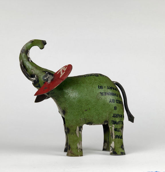 Elephant of Up-cycled Metal
