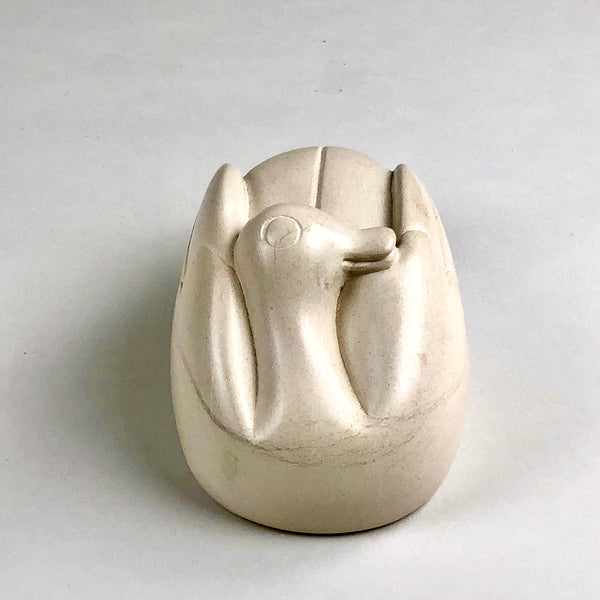 Carved Stone Dove from Haiti