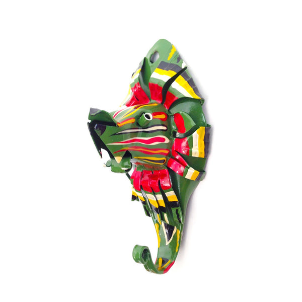 Painted Lion Wall Hook