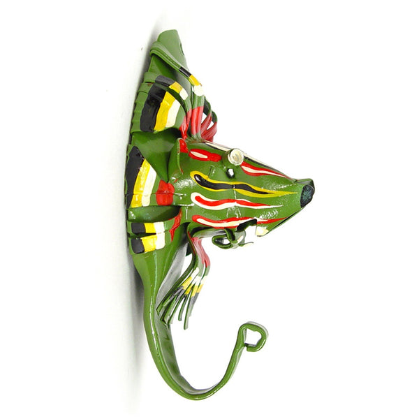 Painted Lion Wall Hook