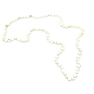 Ivory Mother of Pearl Long Necklace
