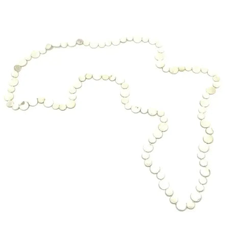 Ivory Mother of Pearl Long Necklace