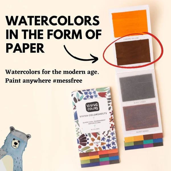 Watercolor Colorsheets