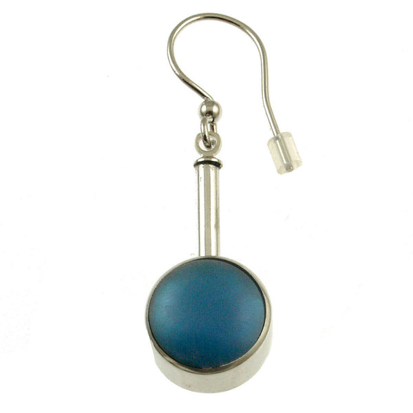 Round Resin Drop Earrings - multiple color options