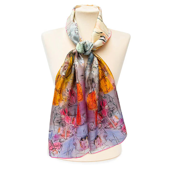 Dufy Orchestra Silk Scarf