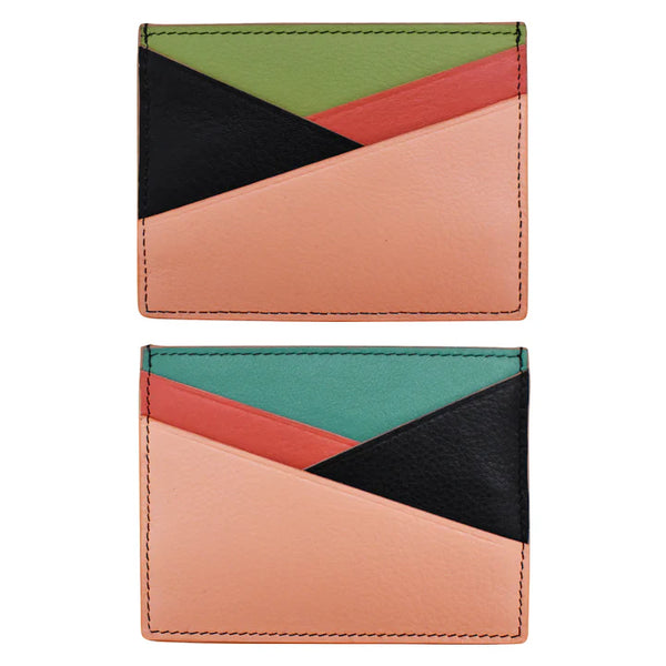 Asymmetric Card Holder, various color options