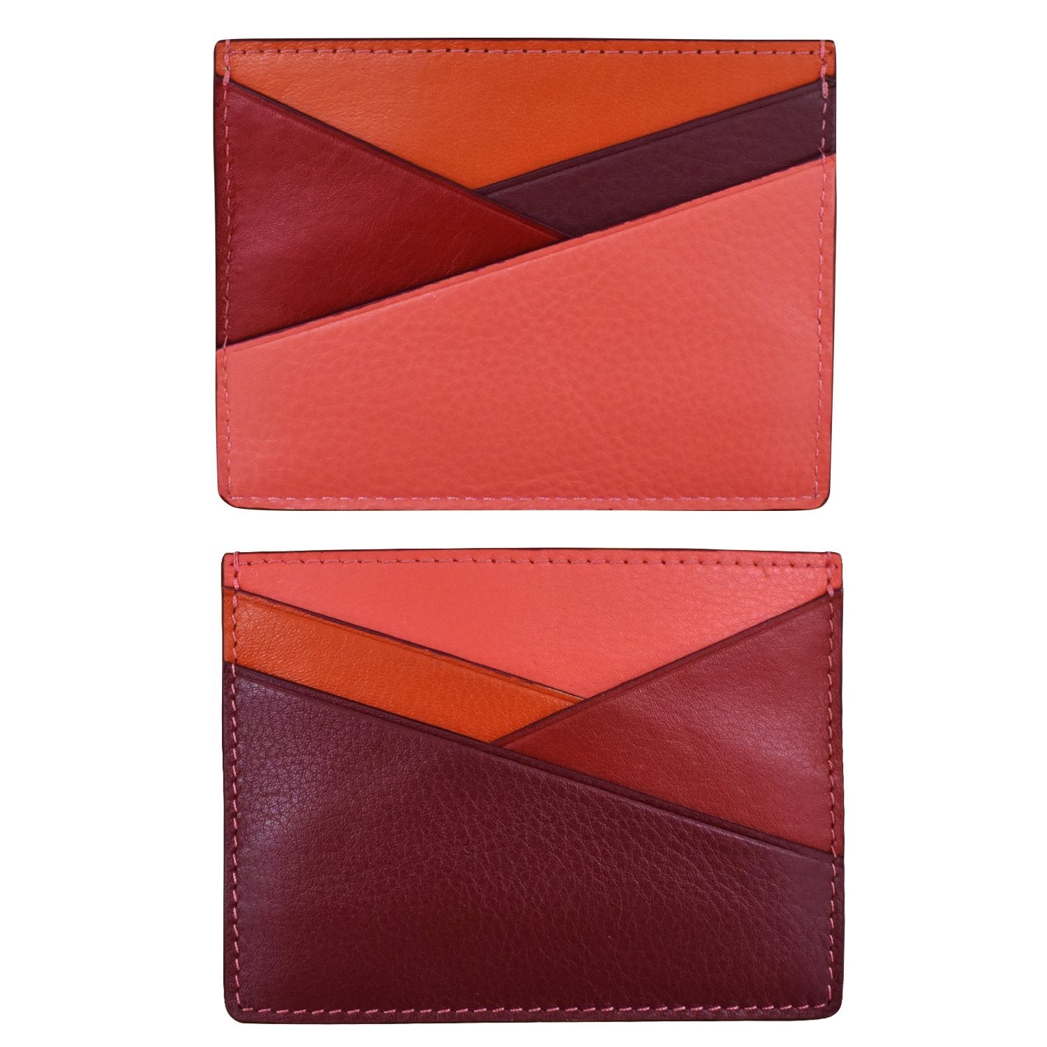 Asymmetric Card Holder, various color options