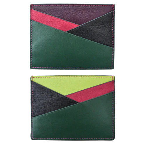 Asymmetric Card Holder, various color options