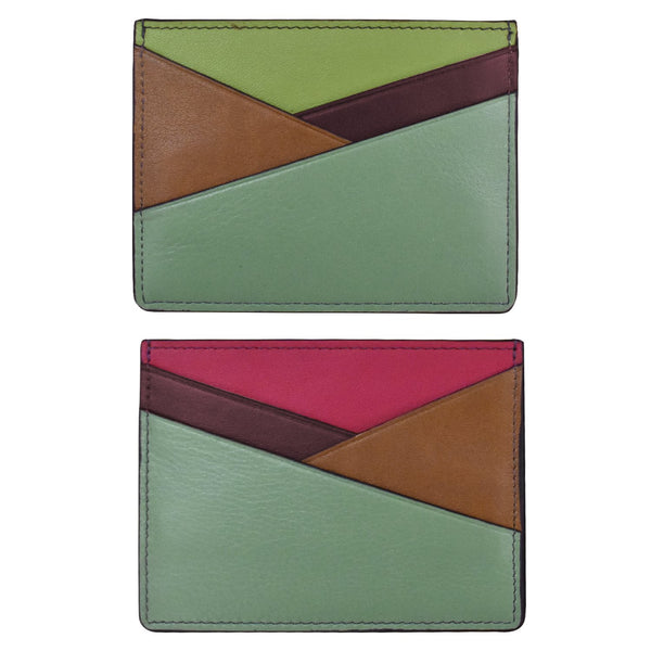 Asymmetric Card Holder, various color options