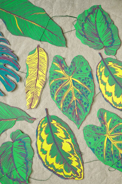 Green Leaves Garland