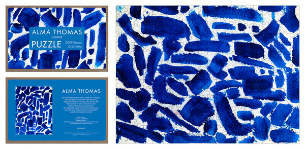 Alma Thomas Untitled (blue) Puzzle, 300pc