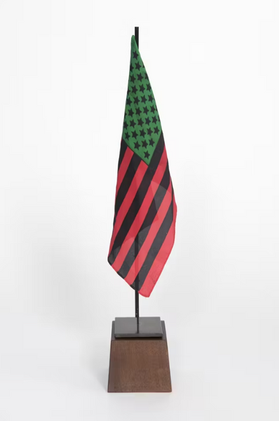 African-American Flag Reproduction, by David Hammons