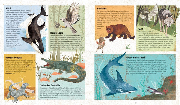 Incredible Animals, learning book