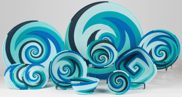 Telephone Wire Bowl: Ocean, various sizes