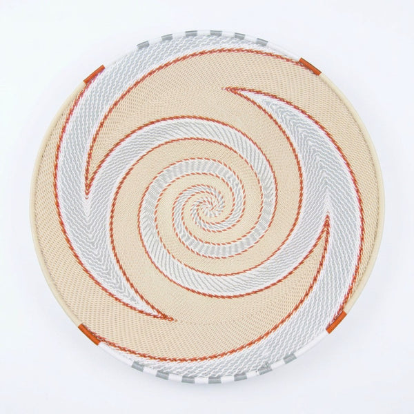 Telephone Wire Bowl: Silver Sea, various sizes