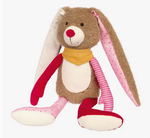 Patchwork Bunny in Red