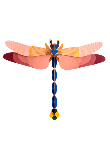 Pink Dragonfly Wall Art