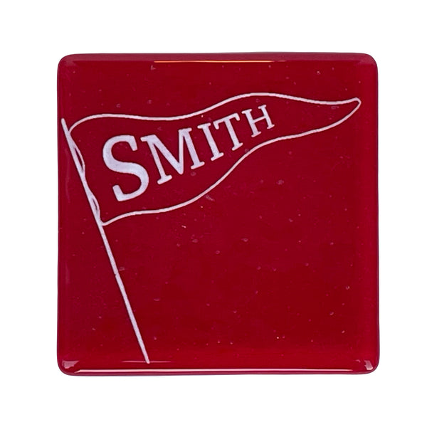 Smith Pennant Glass Tile & Coaster, multiple color options