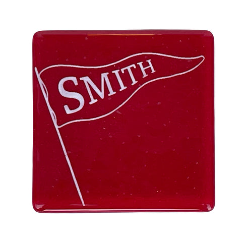 Smith Pennant Glass Tile & Coaster, multiple color options