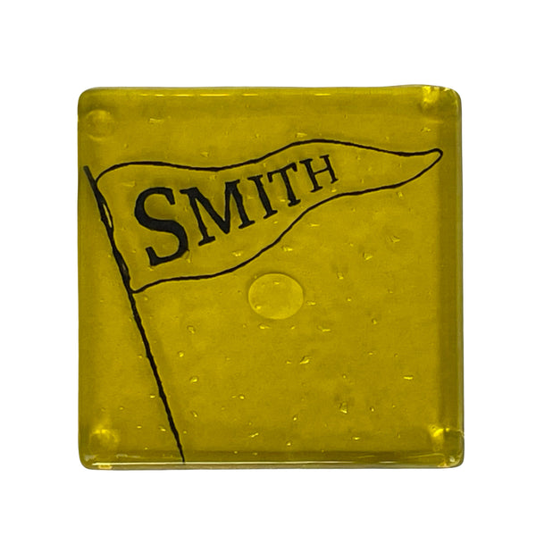 Smith Pennant Glass Tile & Coaster, multiple color options