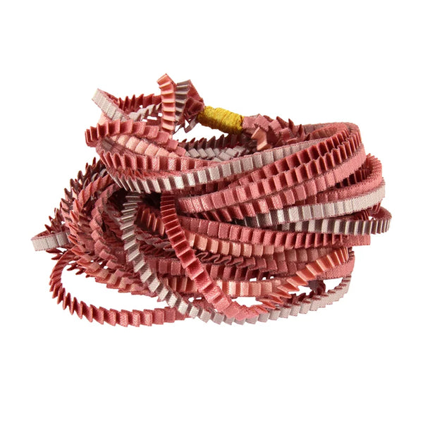 Pleated Necklace in Warm Hues, multiple color options