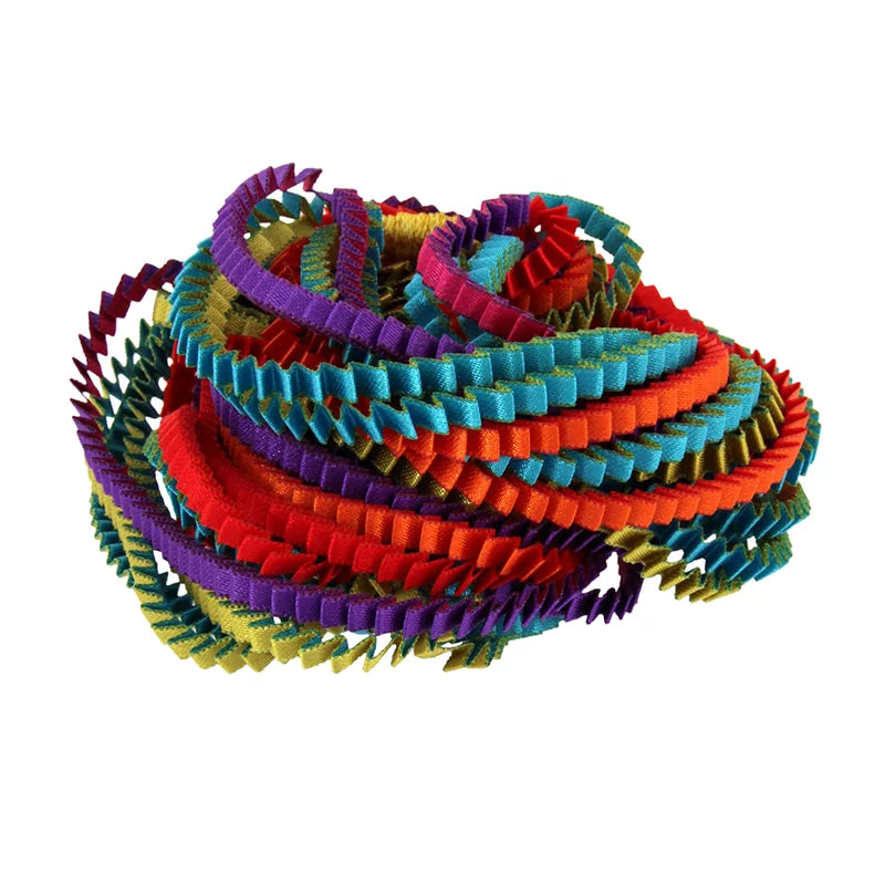 Pleated Necklace in Multicolor Hues, multiple color options