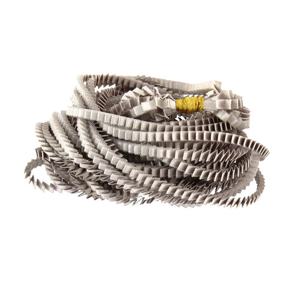 Pleated Necklace in Metallic Hues, multiple color options