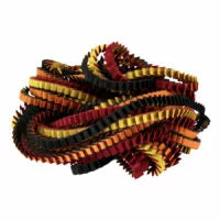 Pleated Necklace in Warm Hues, multiple color options