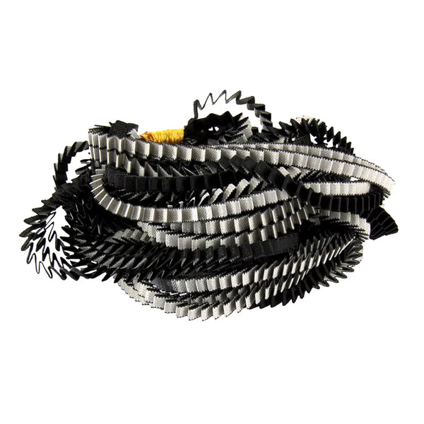 Pleated Necklace in Metallic Hues, multiple color options